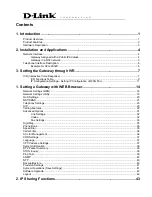 Preview for 3 page of D-Link DVG-2032S User Manual