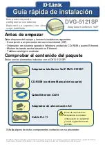 Preview for 27 page of D-Link DVG-5121SP Quick Information Manual