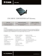 D-Link DVG?6001G Quick Manual preview