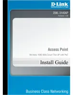 D-Link DWL-3140AP - Web Smart PoE Thin Access Point Install Manual preview