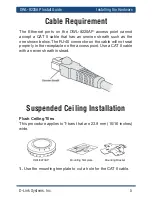 Preview for 5 page of D-Link DWL-8220AP - AirPremier Wireless Switch Dualband Access... Install Manual