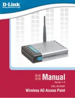 D-Link DWL-AG700AP - AirPlus AG - Wireless Access Point Manual preview