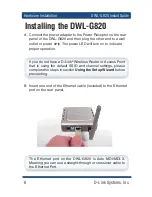 Preview for 6 page of D-Link DWL-G820 - AirPlus Xtreme G Install Manual