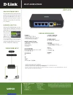 Preview for 2 page of D-Link EBR-2310 - EN Broadband Router Specifications