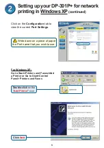 Preview for 5 page of D-Link Epress EtherNetwork DP-301P+ Quick Installation Manual