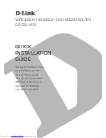 D-Link GO-DSL-N151 Quick Installation Manual preview