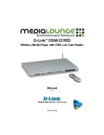 Preview for 1 page of D-Link MediaLounge DSM-320 Owner'S Manual