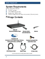 Preview for 2 page of D-Link MediaLounge DSM-520 Install Manual