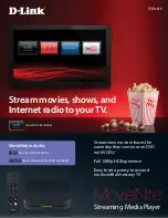 Preview for 1 page of D-Link MovieNite DSM-310 Specifications