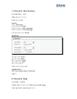 Preview for 8 page of D-Link NetDefend Firewall Series Manual