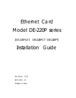 Preview for 2 page of D-Link PC DE-220P Installation Manual