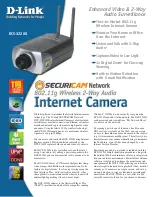 D-Link SECURICAM Network DCS-3220G Specifications preview