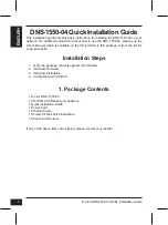 Preview for 2 page of D-Link ShareCenter Pro DNS-1550-04 Quick Installation Manual