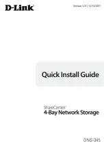 Preview for 1 page of D-Link ShareCenter Quattro DNS-345 Quick Install Manual