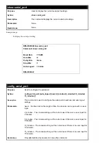 Preview for 26 page of D-Link TM DES-6500 Command Line Interface Reference Manual