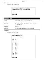 Preview for 123 page of D-Link TM DES-6500 Command Line Interface Reference Manual