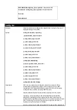 Preview for 176 page of D-Link TM DES-6500 Command Line Interface Reference Manual