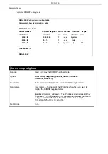 Preview for 221 page of D-Link TM DES-6500 Command Line Interface Reference Manual