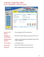 Preview for 37 page of D-Link Wireless VPN Router DI-824VUP User Manual