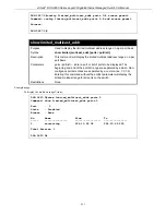 Preview for 234 page of D-Link xStack DGS-3612G series Cli Manual