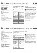 Preview for 2 page of D-Parts Fontastic FORT 21 Quick Start Manual