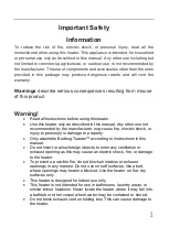 Preview for 2 page of D.R. Heater DR-122 Owner'S Manual