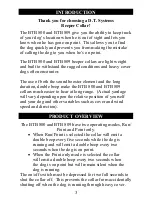 Preview for 3 page of D.T.Systems BTB 809 Owner'S Manual