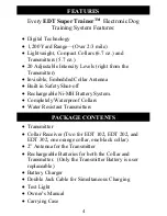 Preview for 4 page of D.T.Systems SUPER TRAINER EDT 100 Owner'S Manual