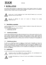 Preview for 390 page of DAB MCE-22/P Instruction For Installation And Maintenance