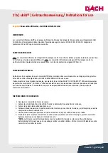Preview for 10 page of DACH ubiQ 272/M Instructions For Use Manual