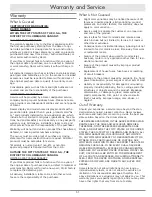 Preview for 33 page of Dacor Distinctive DR30D Use And Care Manual