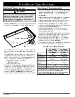 Preview for 6 page of Dacor Distinctive DTCT365G Installation Instructions Manual