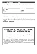 Preview for 2 page of Dacor DMT2420B Use & Care Installation Instructions