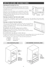 Preview for 6 page of Dacor DMT2420B Use & Care Installation Instructions