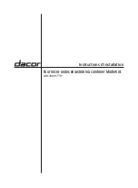 Preview for 65 page of Dacor DOC30M977D Series Installation Instructions Manual