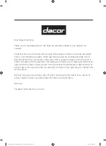 Preview for 50 page of Dacor DTG30M954F User Manual