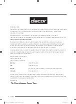 Preview for 72 page of Dacor DTI36M977BB User Manual