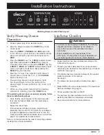 Preview for 11 page of Dacor DWD30 Installation Instructions Manual