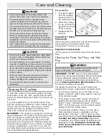 Preview for 11 page of Dacor DYCT304G Use And Care Manual