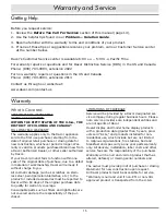 Preview for 17 page of Dacor DYCT304G Use And Care Manual