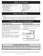 Preview for 2 page of Dacor DYRTP366 Installation Instructions Manual