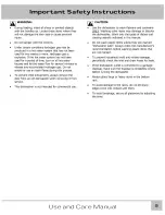 Preview for 5 page of Dacor ED24 Use And Care Manual