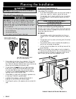 Preview for 4 page of Dacor EF24LWCZ1SS Installation Instructions Manual