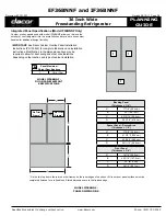 Preview for 3 page of Dacor EF36BNNFSS Planning Manual