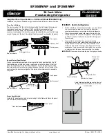 Preview for 4 page of Dacor EF36BNNFSS Planning Manual