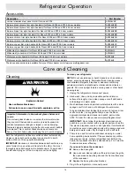 Preview for 12 page of Dacor EF36BNNFSS Use And Care Manual