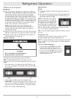 Preview for 10 page of Dacor EF36IWF Use And Care Manual