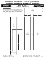 Preview for 2 page of Dacor EF42BDCB Planning Manual