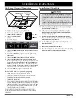 Preview for 17 page of Dacor EHR3012 Installation Instructions Manual