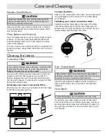 Preview for 27 page of Dacor EOR series Use And Care Manual